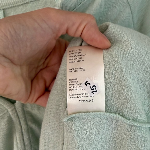 Pilcro Long-sleeve Babydoll Top - Mint Green - Size Extra Small XS - NWT - Picture 8 of 13